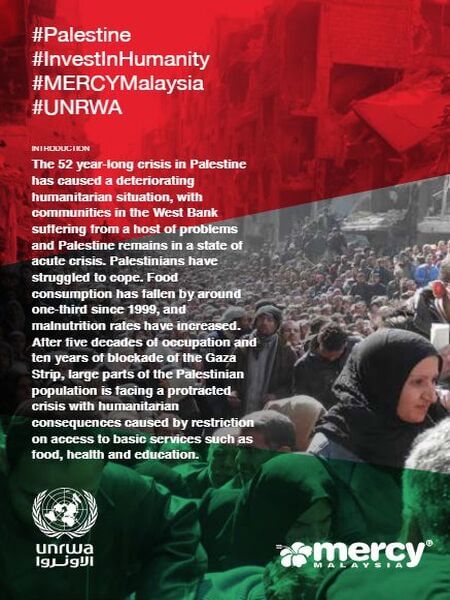 MERCY Malaysia – UNRWA Program for Palestine