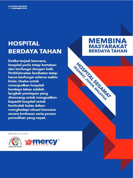 Resilient Health Infrastructure Hospital Segamat Johor