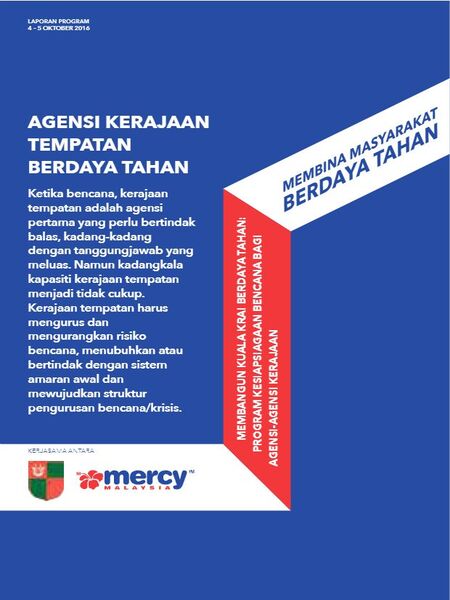 Resilient Local Government Kuala Krai Kelantan